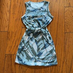 Adorable, sz. S, camo tank dress- never worn!